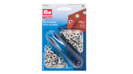 nestels ringen eyelets prym zilver 4 mm