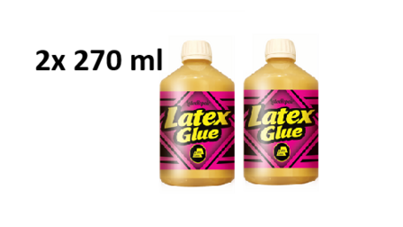 latex rubber lijm kleding