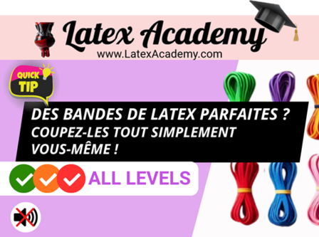 Comment d&eacute;couper des bandes, lani&egrave;res et bordures parfaites en latex ?