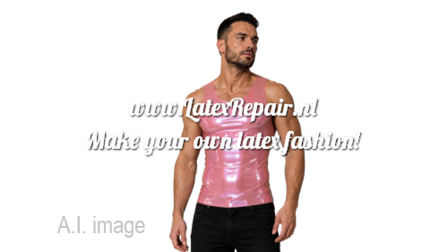 Latex 0.40 | Sparkly Pearl - Tropical Green - Semi Transparant - latexrepair latex academy