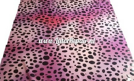 Latex sheet met grote stippen disco pink roze rose