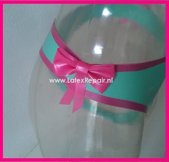 Patroon voor een latex dames string 01