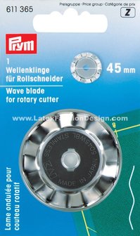 Rolmes reserve mes blad 45 mm per stuk prym 611365 golvend golf