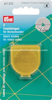 611373 reservemes blad voor rotary cutter rolmes prym olfa clover 28 mm klein mini