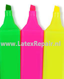 plastic studs met pin neon fluor kleuren blacklight
