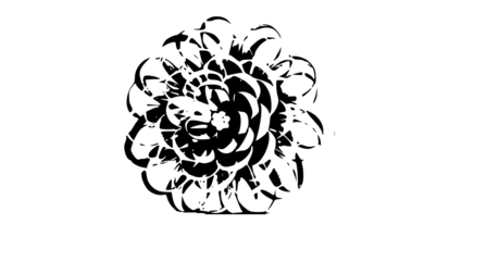 bloem maken van latex pattern flower blumen gummi 01