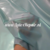 shimmery tropical blue transparent latex sheet rubber