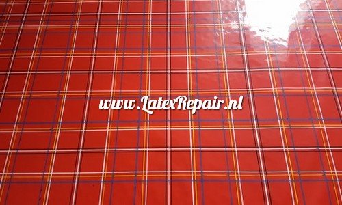 Latex schotse ruit tartan latex