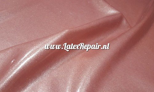 Powder pink glitter latex