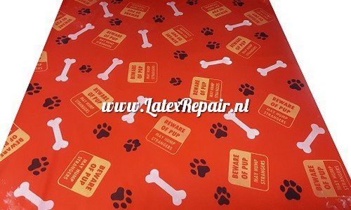 puppy play rubber latex sheet
