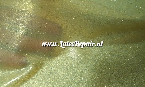 latex sheet goud glitter transparant naturel