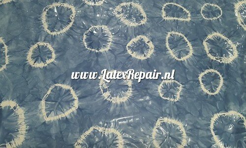 Latex sheet - Tye dye - blue white small 1219