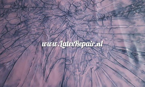 Latex sheet - Tye dye - purple/black star 1219