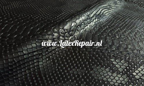Latex sheet stof slangenhuid snakesking slangenhaud hood