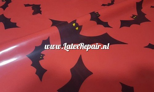 latex sheet stof fabric bats design