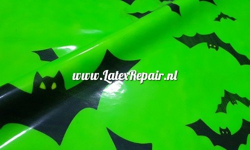 latex sheet stof fabric bats design