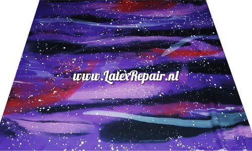 Latex sheet - Galaxy pink/violet 1252