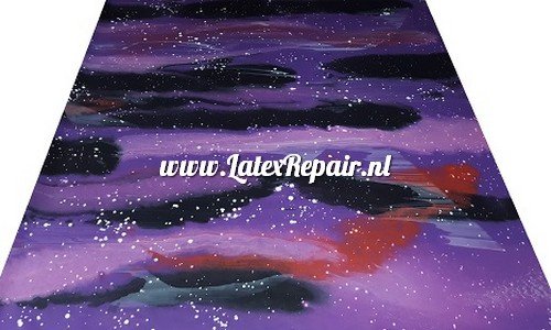 Latex sheet - Galaxy pink/violet 1252