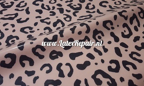 Latex sheet - Leopard Baby pink 1265