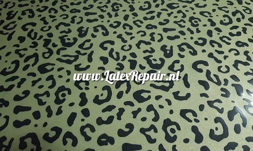 Latex sheet - Leopard metallic gold 1268