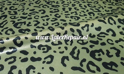 Latex sheet - Leopard metallic gold 1268