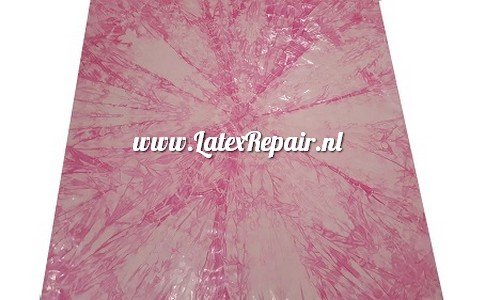 Latex sheet - Crystal marble - Wit/roze 1293