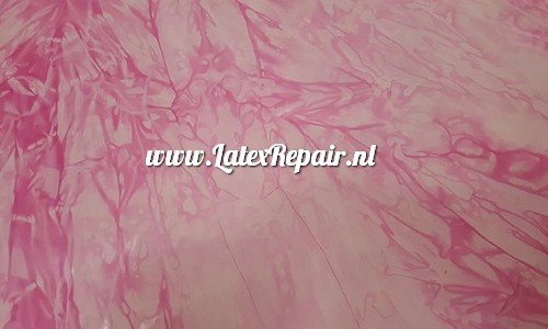 Latex sheet - Crystal marble - Wit/roze 1293