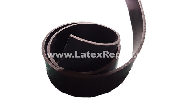 Heavy rubber latex stroken riem zelf maken halsband collar nek stevig dik