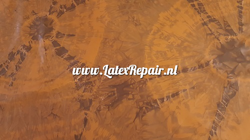 Latex sheet - Crystal marble - 1332 metallic honey