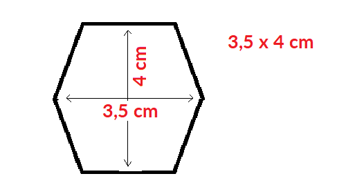 Latex sheet - Honey / hexagon - 1337