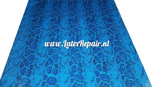 Latex sheet - Snakeskin - Blue tones - 1342