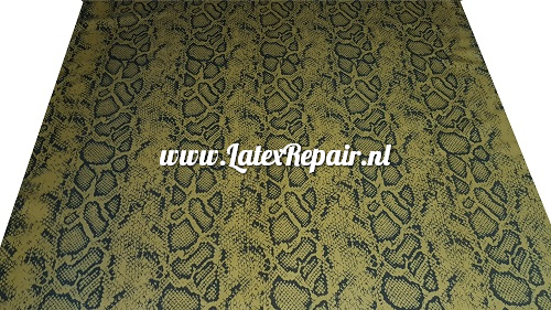 Latex sheet - Snakeskin - Metallic gold - 1347