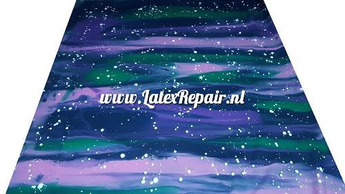 latex rubber sheet galaxy