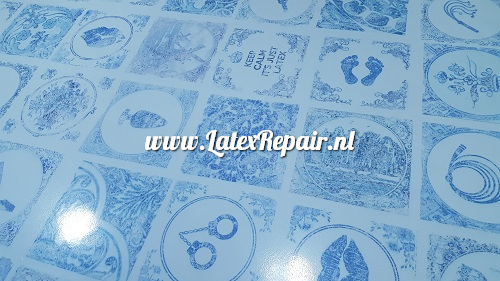 Latex sheet - Delfts Blauwe tegeltjes - 20211400