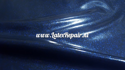 Latex sheet - Glitter blauw/zwart 1457