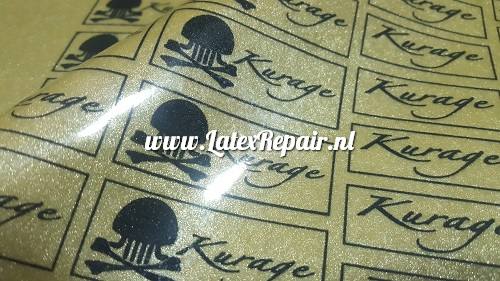 kurage latex rubber labels tags