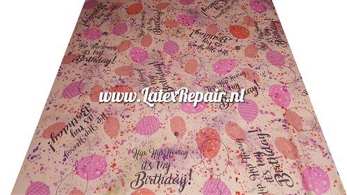 Latex sheet - Happy Birthday - 1492