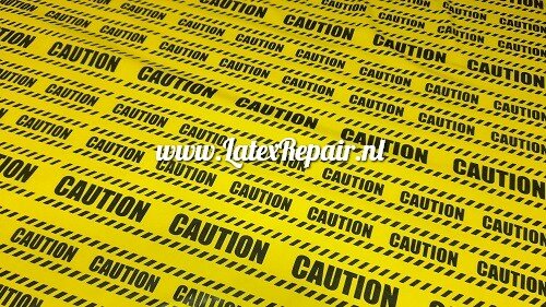 Caution latex rubber 1522 latexrepair