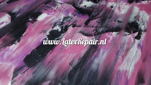 Latex sheet - Mix pink violet white black - 1526