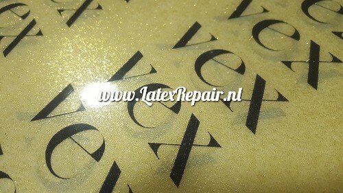 vex latex fashion labels tags ribbon
