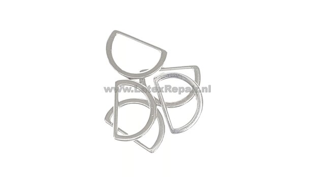 D ringen zilver groot en klein 10 15 20 30 mm prym 555230 555220 01