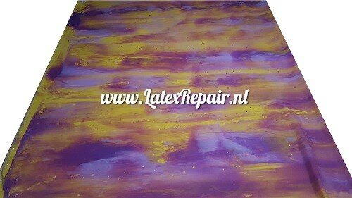 Latex sheet - Mix yellow, pink, lila - 1580