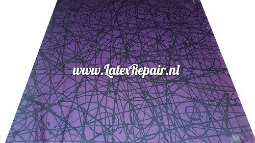 Latex sheet - Violet met zwarte lijnen - 1722