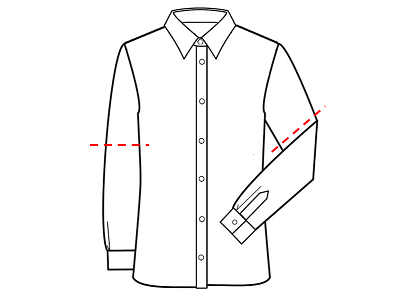 patroon latex overhemd