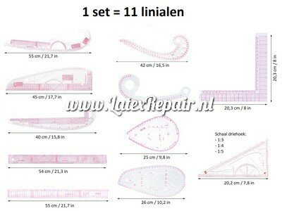 Linialenset, coupeuseset (11 linialen) 