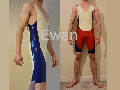 Latex body suit Ewan