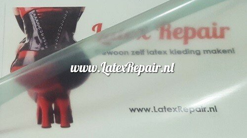transparant licht blauw latex