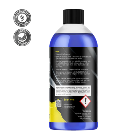 BeGloss - WASH voor LATEX - 500 ml.