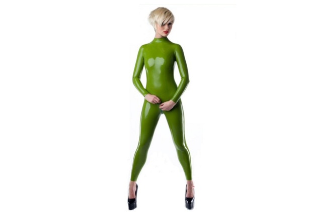 Latex strookjes - 2 cm breed - Natuurlijk groen 9x