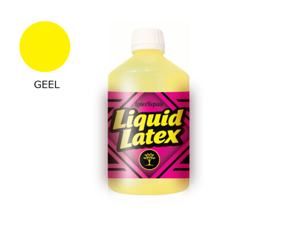 vloeibaar latex rubber geel